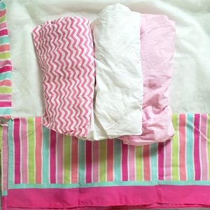 Baby Crib Sheet and Skirt